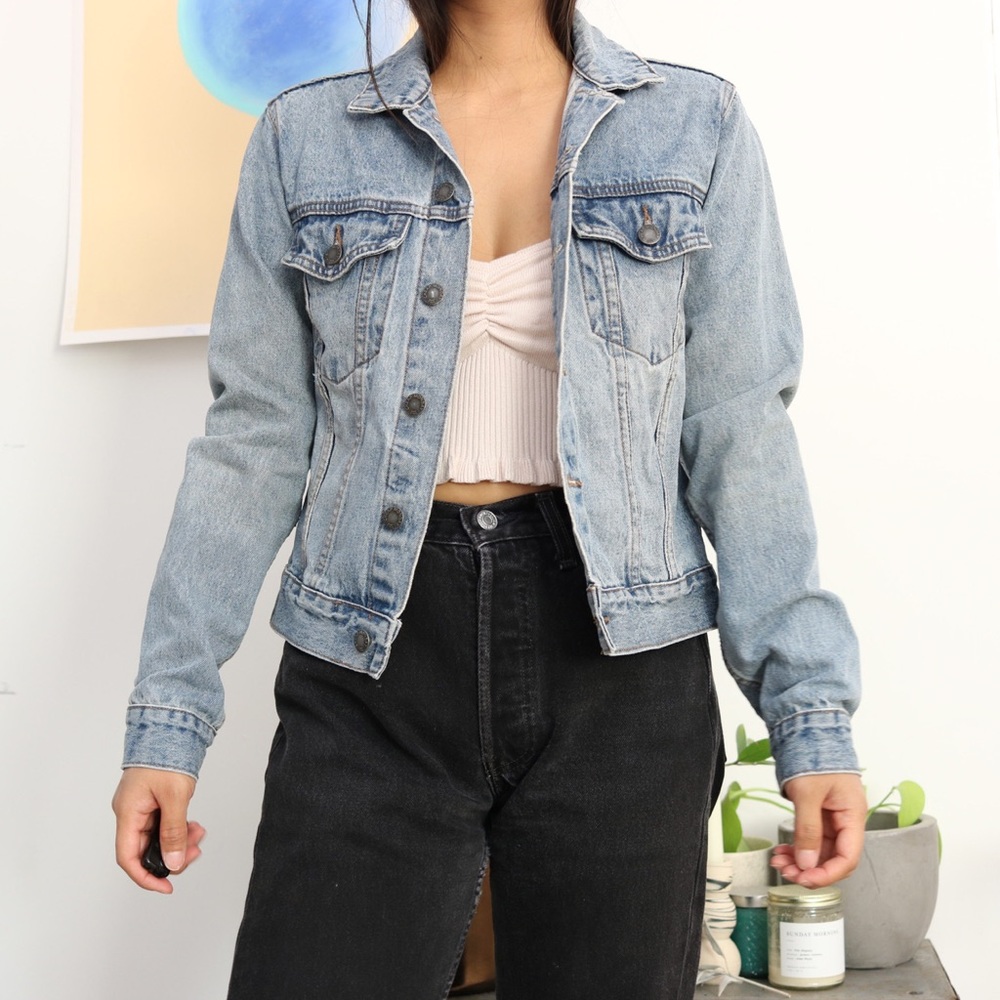 CHEAP MONDAY DENIM JACKET - SIZE SMALL